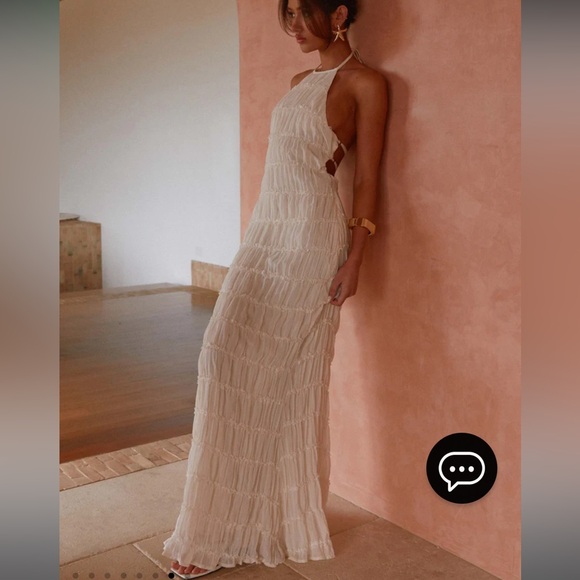 Peppermayo Exclusive- Aullie Maxi Dress - Ivory - Picture 1 of 10
